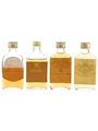 Assorted Blended Whisky Bottled 1970s 4 x 5cl / 40%