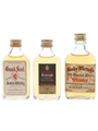 Grand Scot, Raleigh & Sandy Macnab's Bottled 1970s-1980s 3 x 4.6cl-5cl