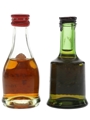 Bisquit & Prince Hubert De Polignac 3 Star Bottled 1960s-1970s 2 x 3cl / 40%