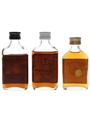 Blue Anchor, Liquid Sunshine & Wood's Bottled 1960s & 1970s 3 x 5cl / 40%