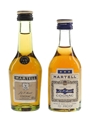 Martell 3 Star VS Bottled 1970s-1980s 2 x 5cl / 40%