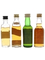Antiquary, Findlater's, Johnnie Walker Black Label & Morton's Bottled 1970s 4 x 4.7cl-5cl / 40%