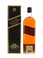 Johnnie Walker Black Label 12 Year Old Bottled 1990s - Ultimate Black Ski Runs Of Europe Booklet 100cl / 43%