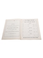 William Foulds List Of Old Scotch Whiskies, April 1893 Wholesale Price List 