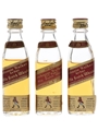 Johnnie Walker Red Label Bottled 1970s 3 x 4.7-5cl