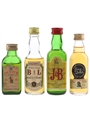 Ancestor, Bulloch Lades, J&B & Long John Bottled 1970s 4 x 5cl / 40%