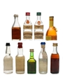 Assorted Spirits & Liqueurs  9 x 5cl