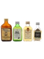 Abbot's Choice, Black & White, Mackinlay's & Stewarts Bottled 1970s 4 x 5cl / 40%