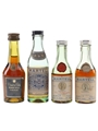 Martell Cordon Bleu, 3 Star & Medallion Bottled 1950s-1980s 4 x 3cl-5cl / 40%