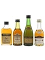 Hine, Martell, Remy Martin & Salignac Bottled 1970s 4 x 3cl-5cl / 40%
