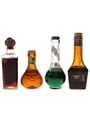 Creme De Bananas, Freezomint, Orange & Marie Brizard Bottled 1950s-1960s 4 x 5cl