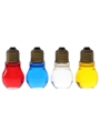 Evelt Light Bulb Liqueurs Alkermes, Curacao Bleu, Maraschino, Millefiori 4 x 3.5cl / 30%