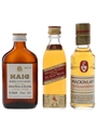 Haig, Johnnie Walker & Mackinlay's Bottled 1960s & 1970s 3 x 5cl-5.6cl / 40%
