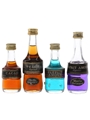 Marie Brizard Cacao, Parfait Amout & Peach Bottled 1970s 4 x 3cl-5cl