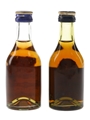 Martell 3 Star Bottled 1970s 2 x 5cl / 40%
