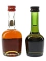 Courvoisier 3 Star & VSOP Bottled 1970s & 1980s 3cl & 5cl / 40%
