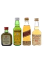 Buchanan's, Cutty Sark, Johnnie Walker and Whyte & Mackay Bottled 1960s & 1970s 4 x 5cl / 40%