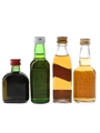 Buchanan's, Cutty Sark, Johnnie Walker and Whyte & Mackay Bottled 1960s & 1970s 4 x 5cl / 40%