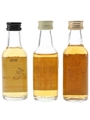 Benriach, Cragganmore & Glendullan Bottled 1990s 3 x 5cl