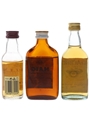 Bell's, Haig & Teacher's Bottled 1970s & 2000s 3 x 5cl-5.6cl / 40%