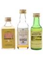 Grampian Television, Grendel's & Sheep Dip Bottled 1980s-1990s 3 x 3.7cl-5cl