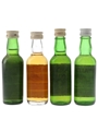 Cutty Sark, Famous Grouse, Inver House & MacArthur's Bottled 1970s 4 x 4.7cl-5cl / 40%