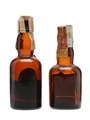 Johnston Lawson & Black Barrel Miniatures Bottled 1950s 2 x 5cl