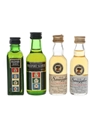 Passport Scotch & Old Smuggler Bottled 1970s-1980s 4 x 2.84cl-5cl