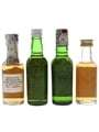 Chivas Regal, Cutty Sark, Hedges Butler & Seagram's 100 Pipers Bottled 1960s-1980s 4 x 4.6cl-5cl