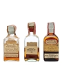 3 x Assorted Blended Scotch Whisky US Release Miniature
