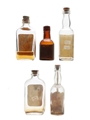 Blended Scotch Whisky Miniatures Bottled 1950s 5 x 5cl