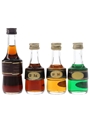 Marie Brizard Liqueurs Bottled 1970s-1980s 4 x 3cl-5cl