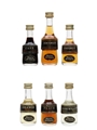 Marie Brizard Liqueurs Bottled 1970s 6 x 2.9cl-5cl