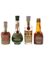 Cusenier & Marie Brizard Liqueurs Bottled 1940s-1950s 4 x 5cl