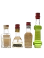 Garnier & Combier Liqueurs Bottled 1940s-1950s 4 x 3cl
