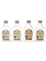 Bacardi Carta Blanca Bottled 1960s-1970s - Bahamas 4 x 5cl / 40%