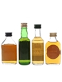 Black Dog, Harrods, House Of Commons & Mackinlay's Bottled 1970s & 1980s 4 x 4.7cl-5cl