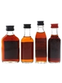 Assorted Rum Bottled 1970s, 1980s & 1990s 4 x 5cl