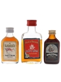 Lamb's, Rope & Anchor, Windjammer Rum Bottled 1970s 3 x 5cl / 40%