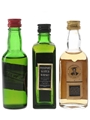 Black Bottle, Passport Scotch & Teacher's Highland Cream Bottled 1970s 3 x 4.7cl-5cl