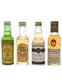 Cutty Sark, Long John, Mackenzie & Mackinlay's Bottled 1970s-1980s 4 x 5cl