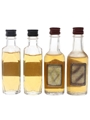 Antiquary & Chivas Regal Bottled 1970s 4 x 4.7cl-5cl