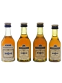 Martell 3 Star Bottled 1970s 4 x 5cl / 40%