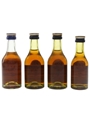 Martell 3 Star Bottled 1970s 4 x 5cl / 40%