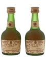Courvoisier Napoleon Cognac Bottled 1970s-1980s 2 x 5cl / 40%