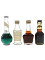 Cusenier & Marie Brizard Liqueurs Bottled 1960s-1970s 4 x 5cl