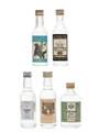 Assorted Vodka Bottled 1970s & 1980s 5 x 4.7cl-5cl