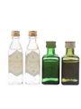 Gilbey's & Squires Dry Gin Bottled 1960s-1970s 4 x 5cl / 40%