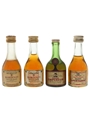 Bardinet Napoleon, Grand Empereur & Louis Baron Bottled 1970s 4 x 2.8cl / 40%