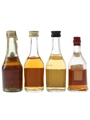 Bobadilla, Campeny & Sandeman Bottled 1960s-1980s 4 x 4.5cl-5cl